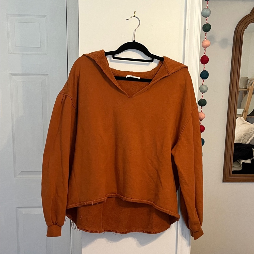 Zenana Outfitters autumn Orange Hoodie